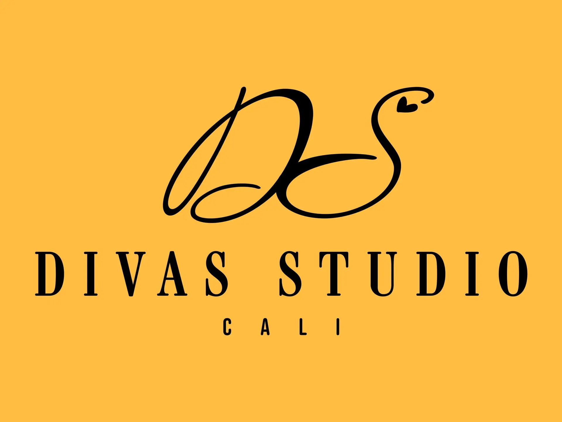 Divas Studio — Logo dorado